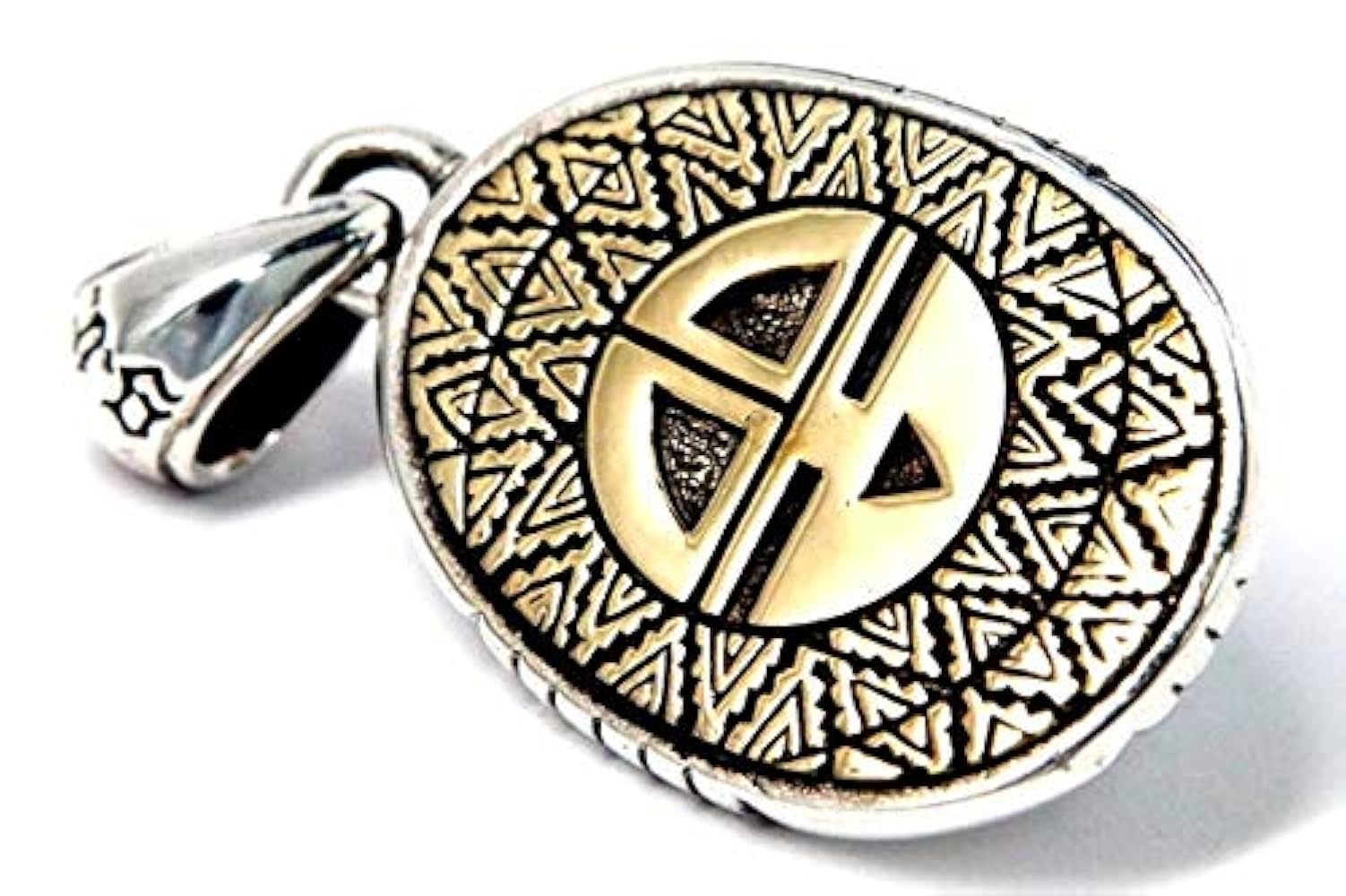 シルバー925 オーバル ターコイズ サンフェイス　インディアンジュエリー ネックレス シルバー925 メンズ レディース ペンダント チェーン